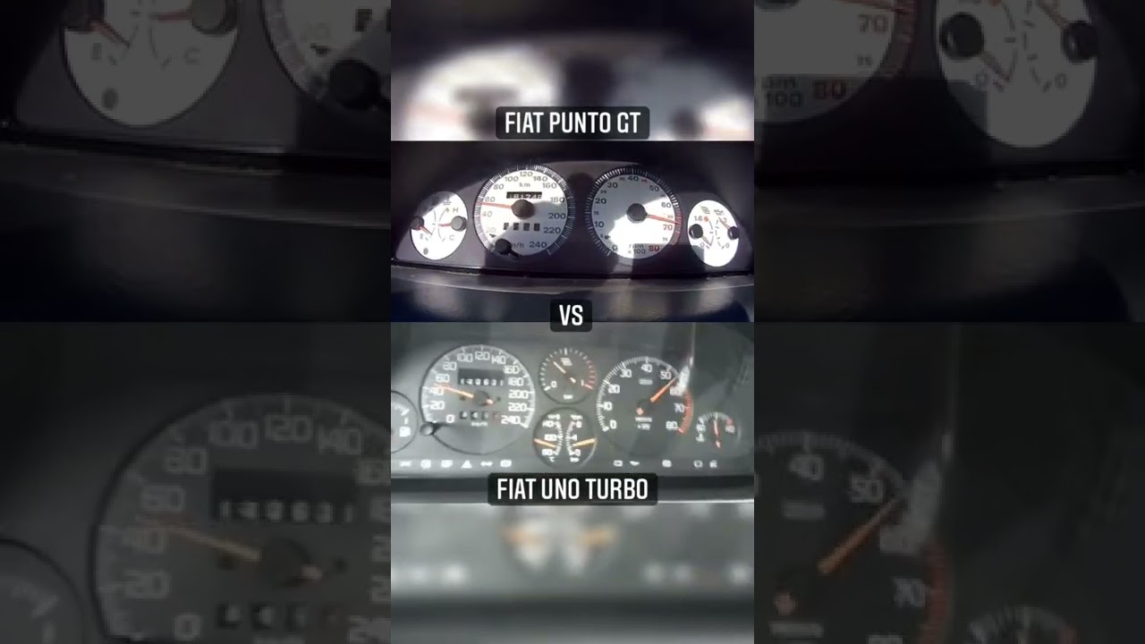 #fiat Uno #turbo #vs #punto #gt 0-100