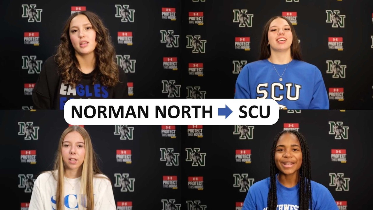 Norman North to SCU - Four T-Wolves Softball Players Continue Their Softball Career Together.