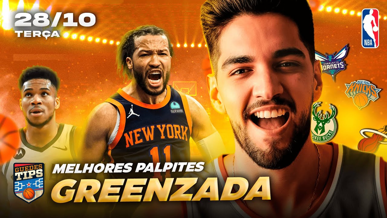 PALPITES DA NBA PARA HOJE 28 10 2025 (TER&Ccedil;A-FEIRA) + BILHETE PRONTO