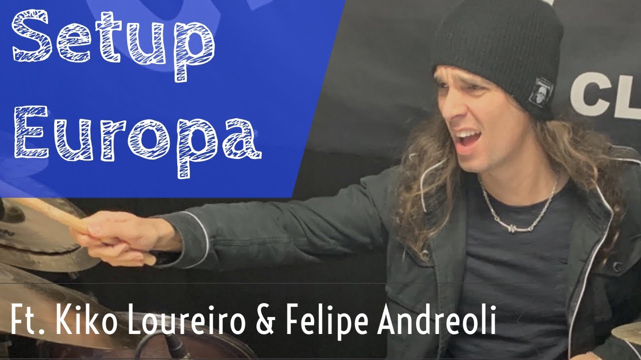 MEU SETUP NA EUROPA COM KIKO LOUREIRO TRIO