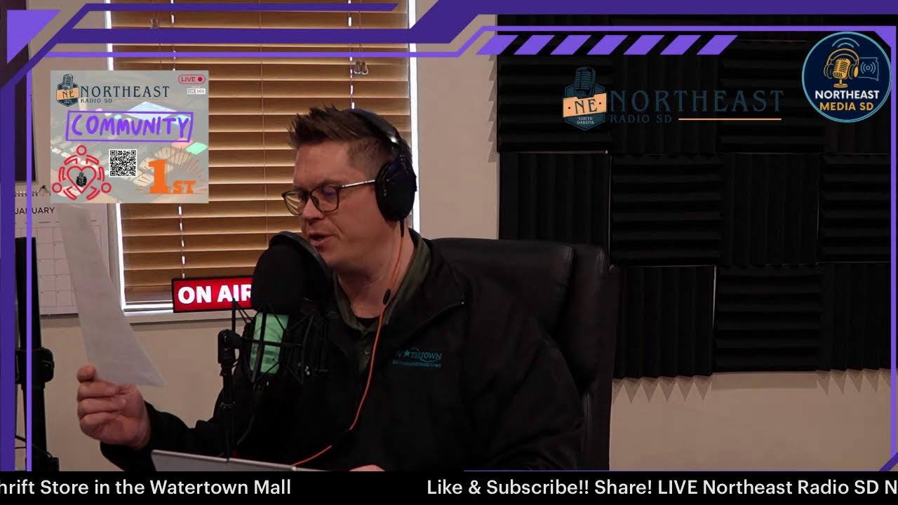 LIVE Northeast Radio SD Newscast for Friday, January 16th, 2026