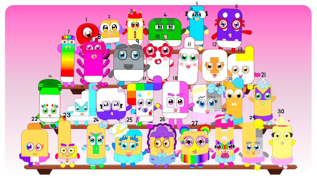 Sprunki OC Numberblocks 1 to 30 | Compilation Incredibox #sprunki #numberblocks #incredibox