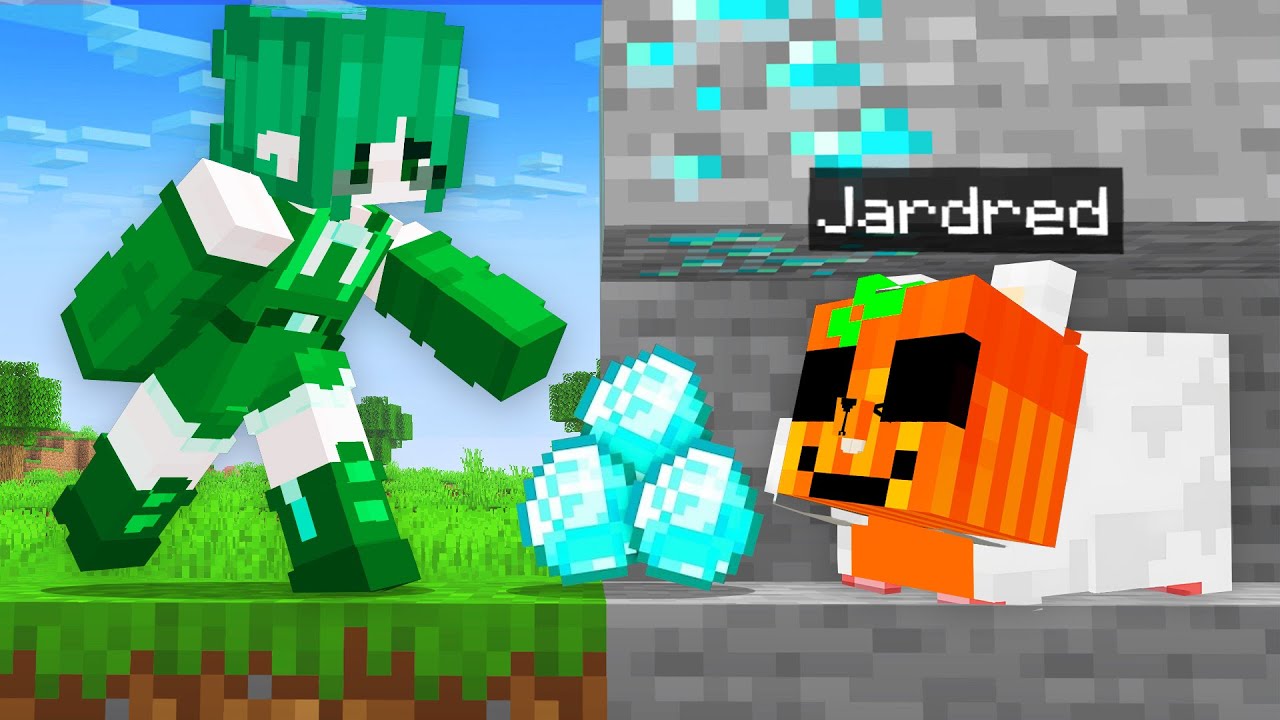 Jugando Como HAMSTER para Ayudar a Mi Amiga en Minecraft!