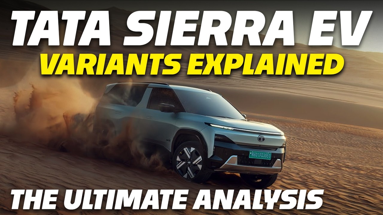 Tata Sierra EV Variants Explained &mdash; Which One To Buy? (Pure, Adventure, Empowered) | V3Cars