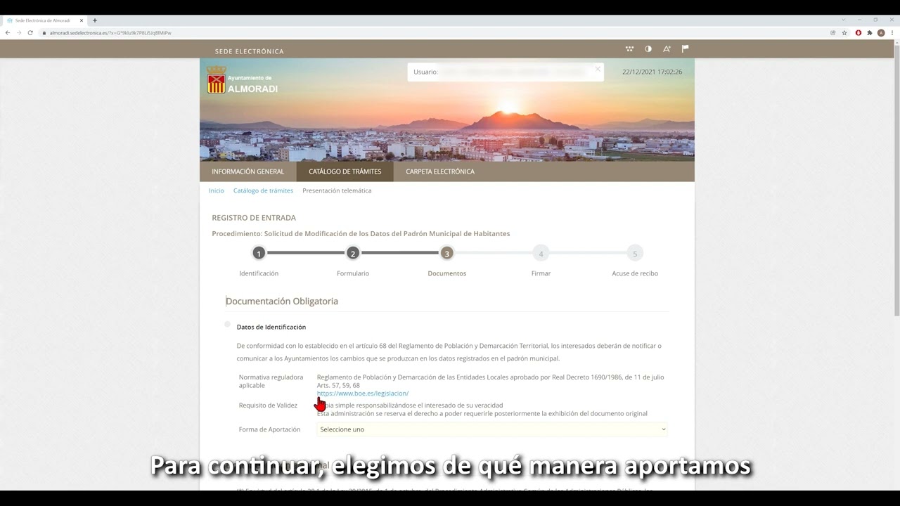 6   Modificacion datos padron