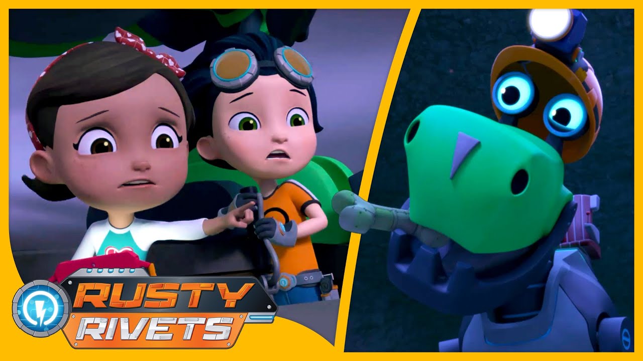 Journey to the Center of Sparkton Hills | Rusty Rivets | Cartoons for Kids