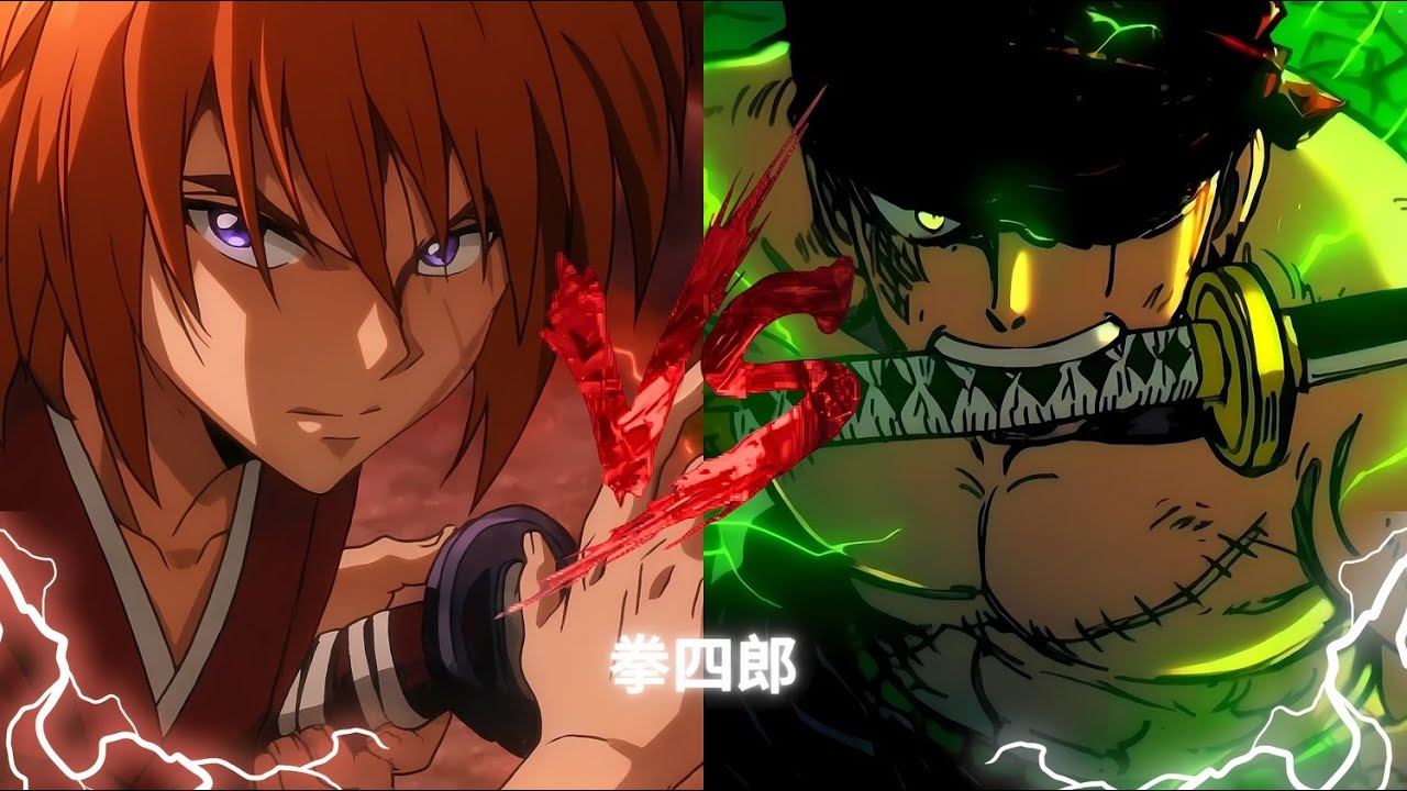 SWORDSMAN PRIDE CLASH 💥 Zoro vs Kenshin (4K MUGEN)