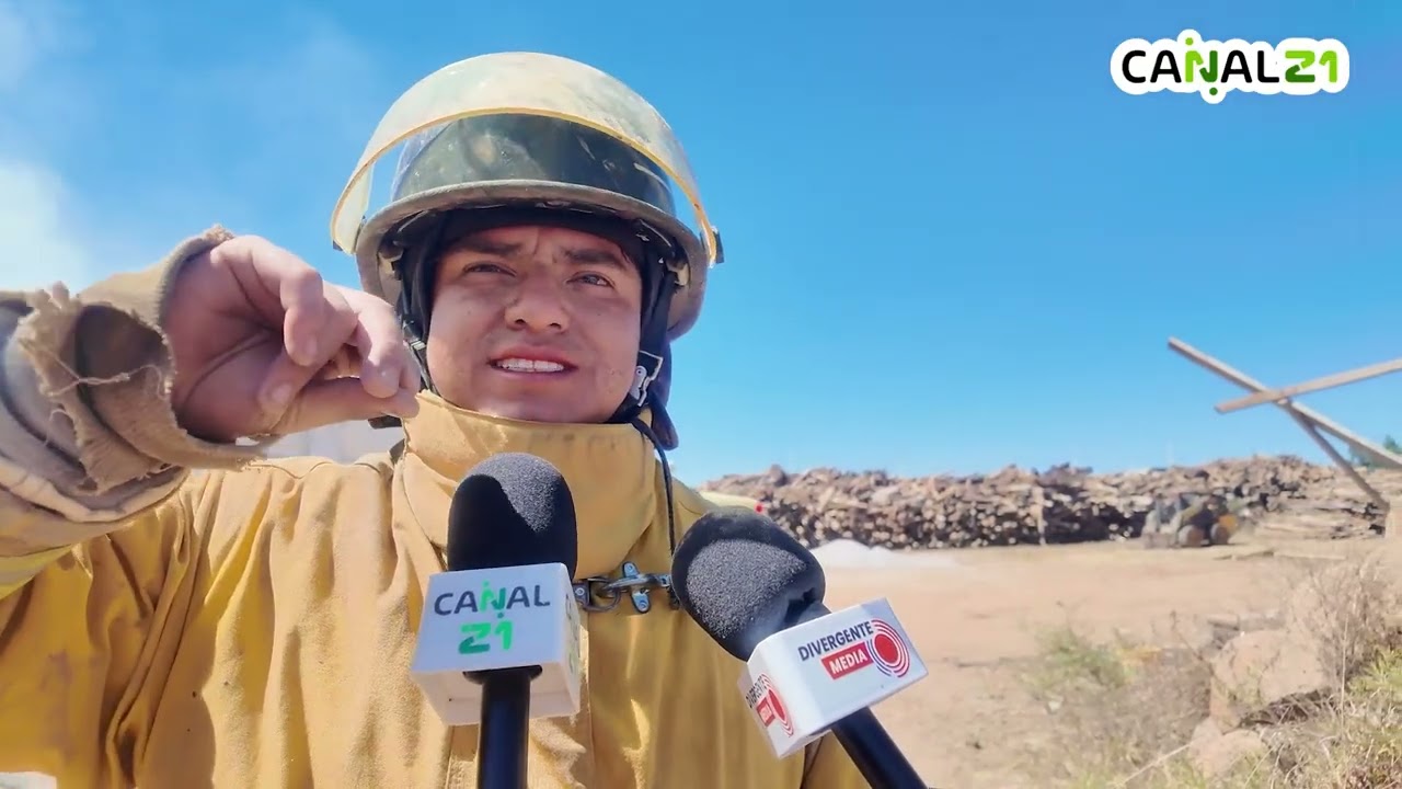 🟢👉🏻El Director de PC y Bomberos informa los avance que se tiene del incendio generado ésta madrugada