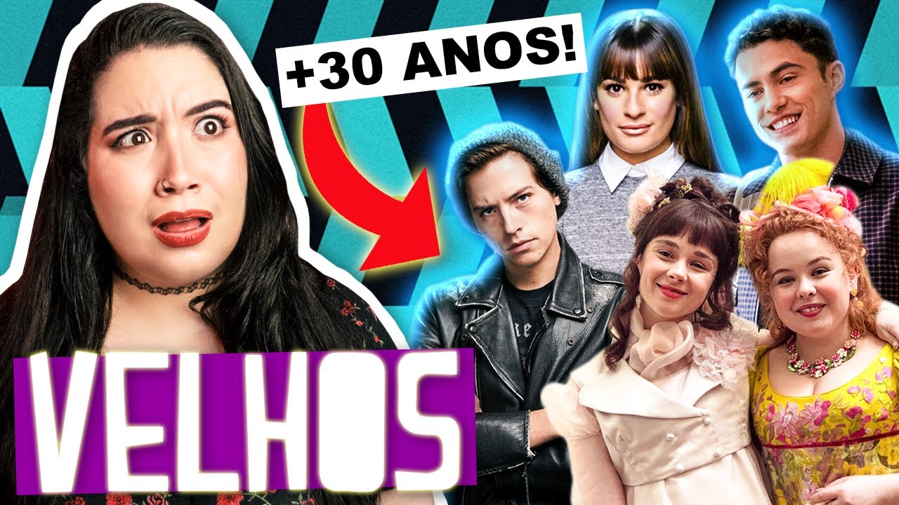 Atores ADULTOS que interpretam PAPÉIS ADOLESCENTES! 🤡 👀 👴🏾