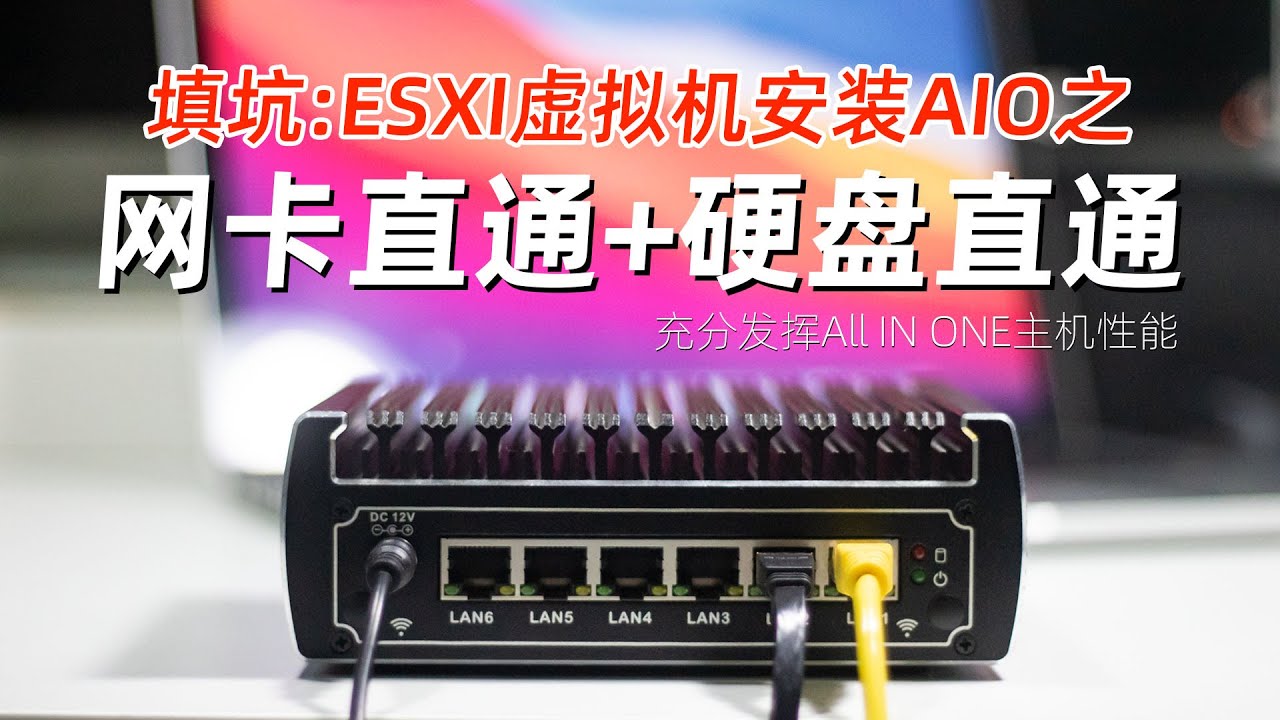 ESXI虚拟机安装AIO之网卡直通+硬盘RDM直通，充分发挥All IN ONE主机性能