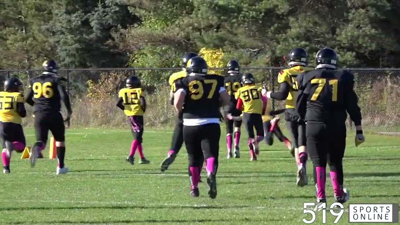 OFFL Football (Under 14) - Waterloo Jr. Warriors vs Guelph Jr. Gryphons