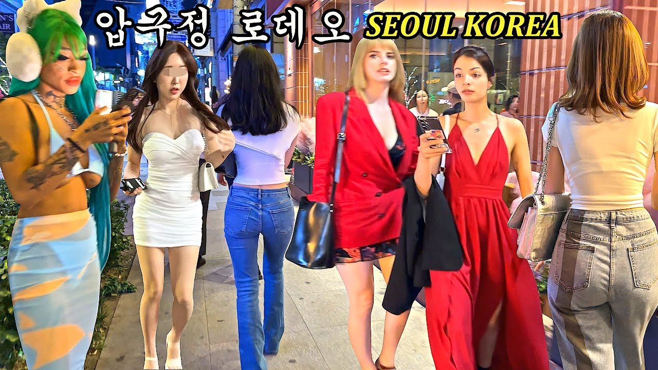 [4K 압구정 로데오는 패션 전쟁중 😎😎😎] 압구정에서는 패션도 클래스가 다르네요 😉😉😉SEOUL/KOREA.JUST WALK