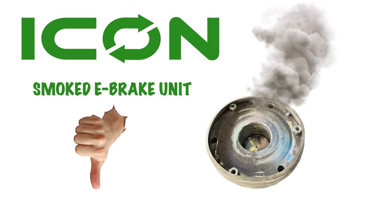 ICON e-brake Repair ..... Smoked It Good!!!