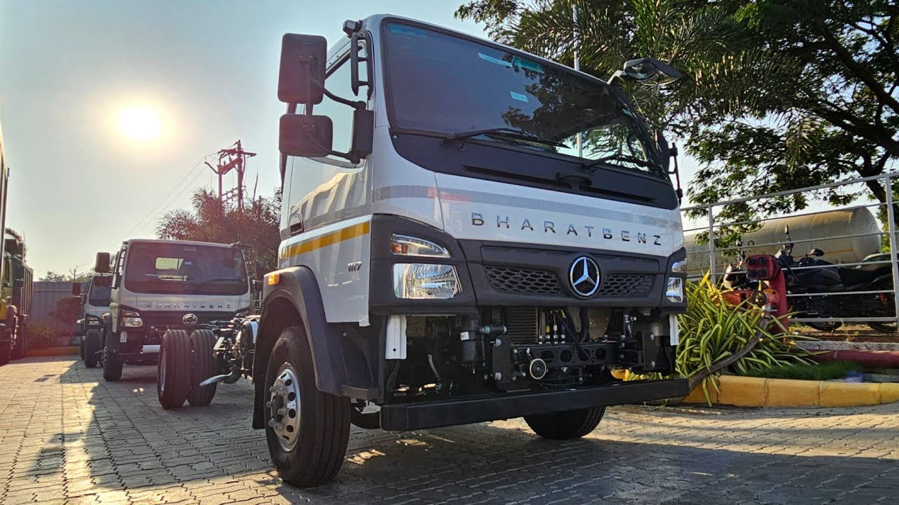 Bharat benz 1117 truck chassis @vinodkumavat | Review