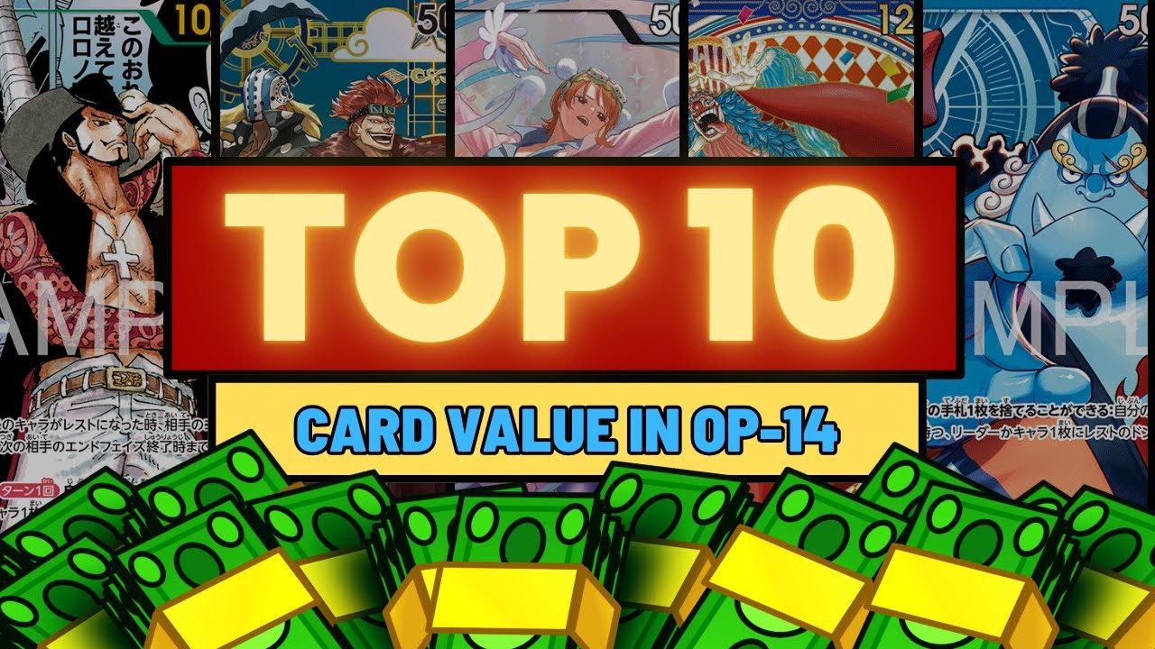 *Вот 10 самых дорогих карт в OP-14!!!* - Карточная игра One Piece + розыгрыш!!!