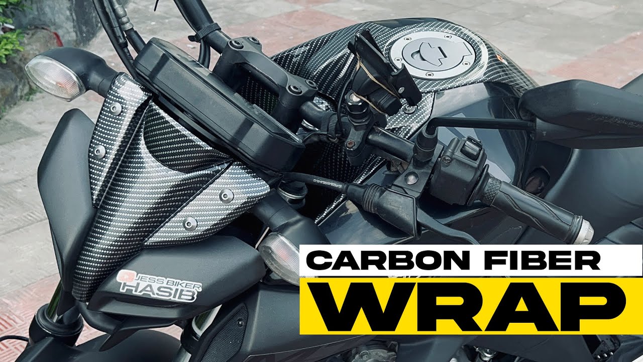 Hydro Dipping Modified - Carbon fiber wrap - MT 15 bike modified
