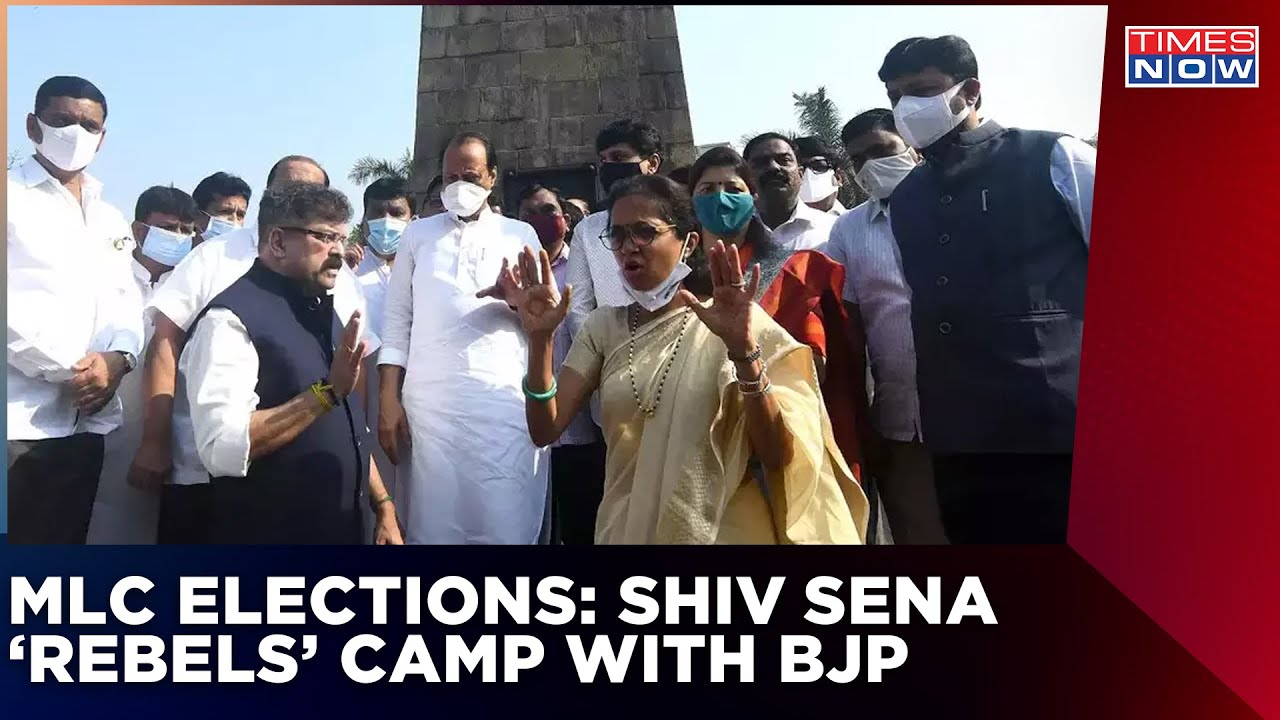 MLC Elections: Shiv Sena leaders head to protest; &lsquo;rebels&rsquo; camp with BJP | Latest News