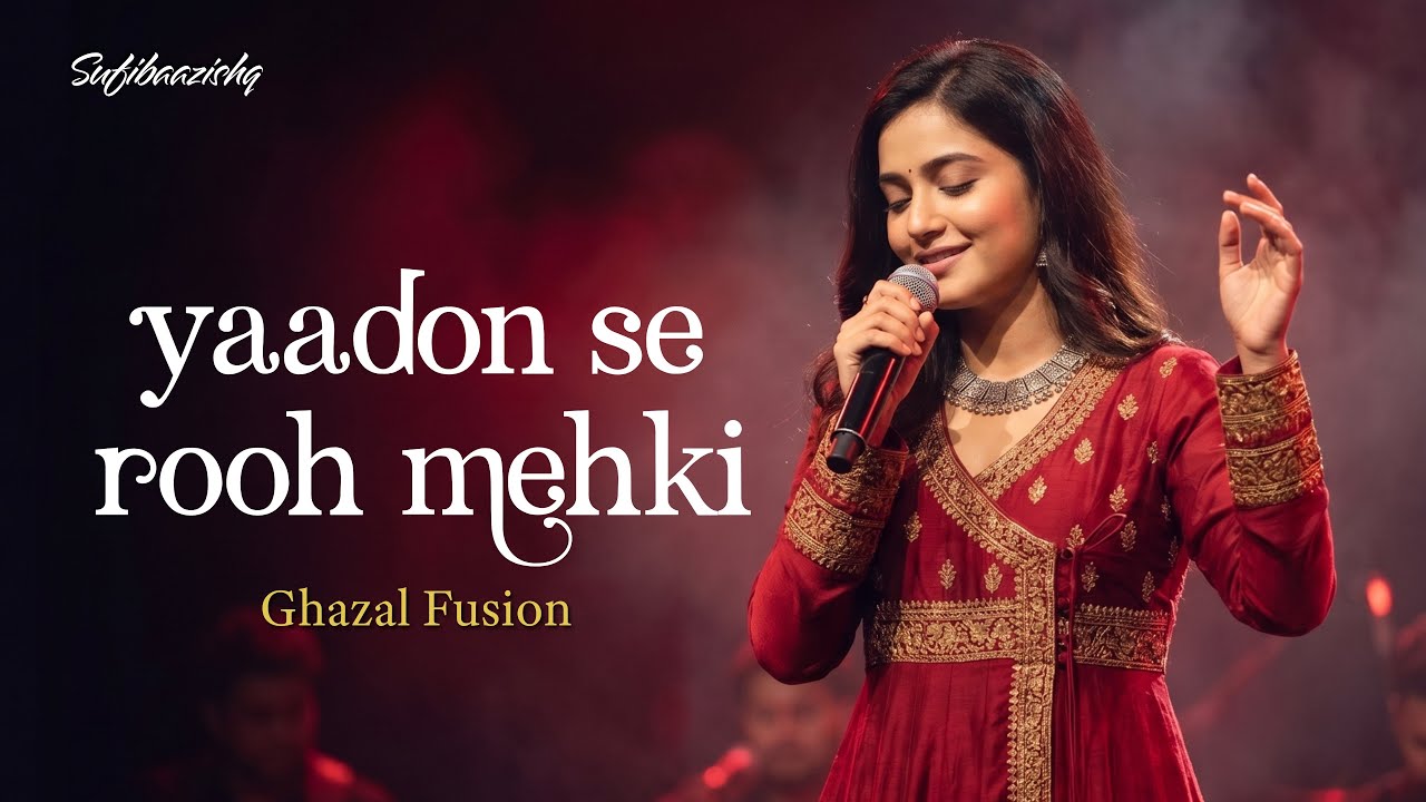 Teri Yaadon Se Rooh Mehki ❤️ | Heart-Touching Female Sufi Song | Ghazal Fusion | Sufibaaz Ishq