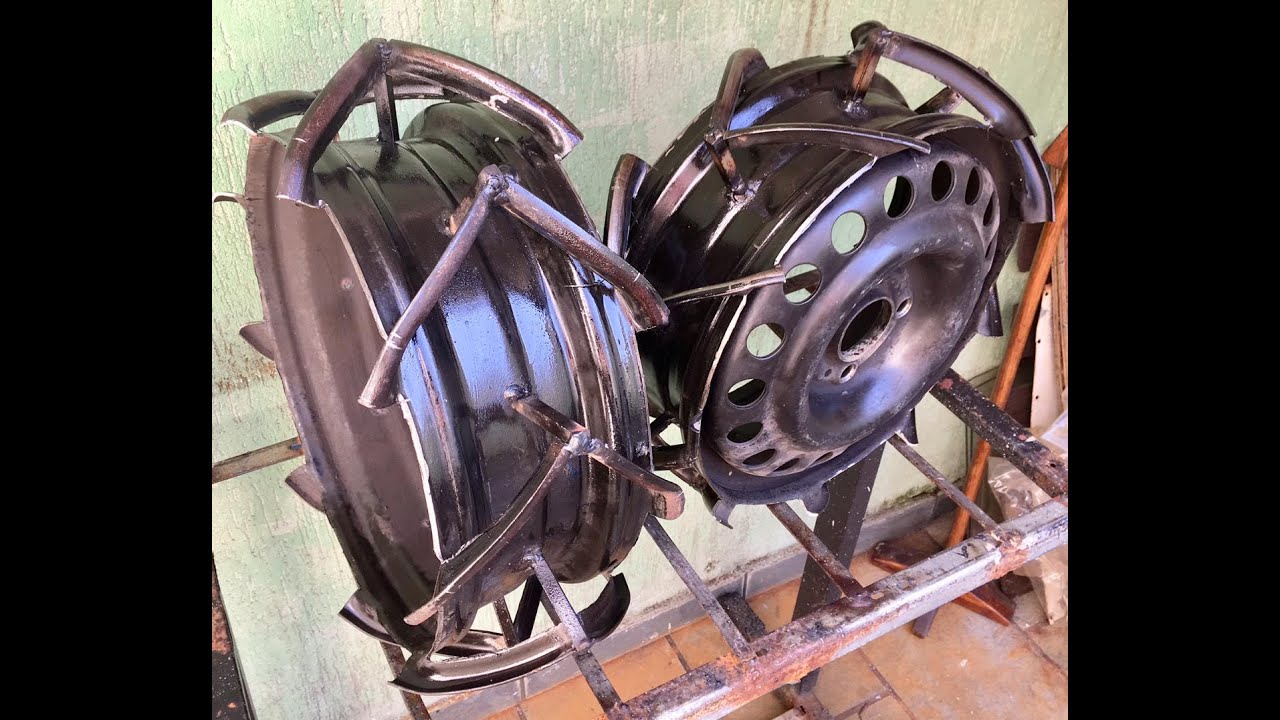 Roda De Ferro Aro 14 Para Tratorito Triciclo Motocultivador
