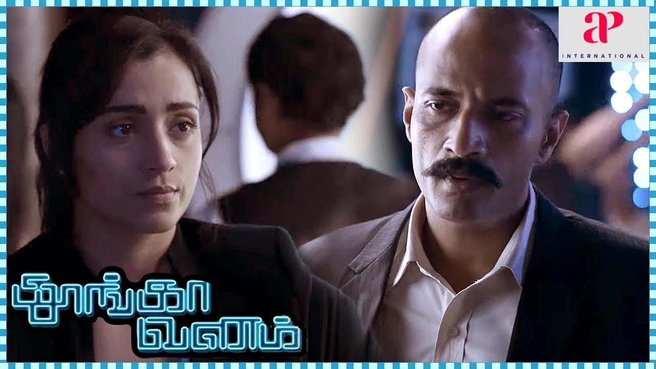 Thoongavanam Movie Fight Scene | Trisha learns the truth | Trisha helps Kamal Haasan | Kishore