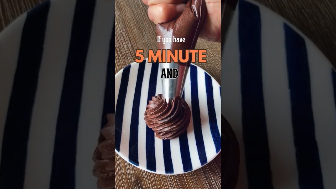 5-Minute Vegan Chocolate Frosting | Rich, Creamy & SO Easy!