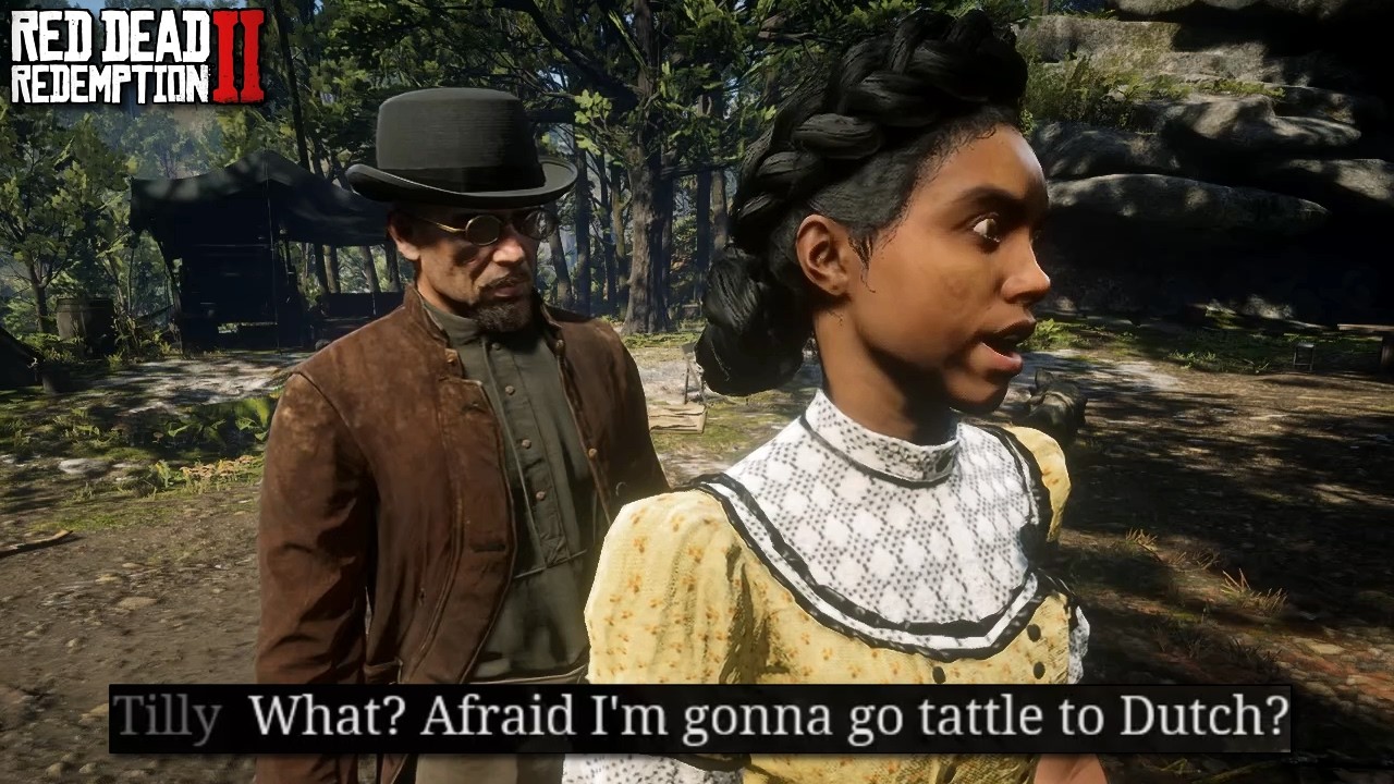 The Gang's Reaction to Arthur Following Them Around the Camp in Chapter 6 | RDR2