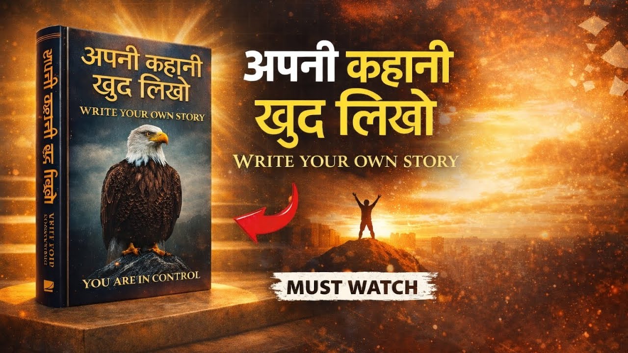 अपनी जिंदगी की कहानी खुद लिखो 🔥 Powerful Motivation | Must Watch 
