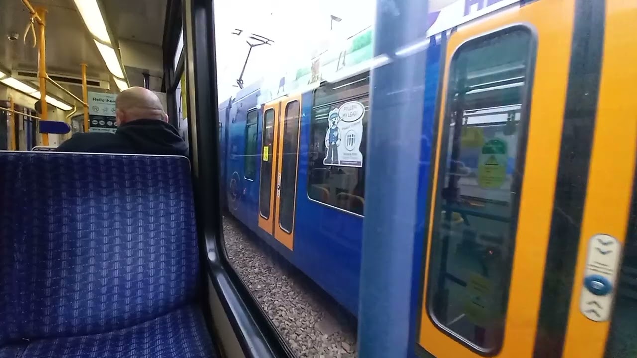 Tram Ride Stagecoach Supertram Yellow Route Meadowhall to Middlewood Unit 112 2/2/22