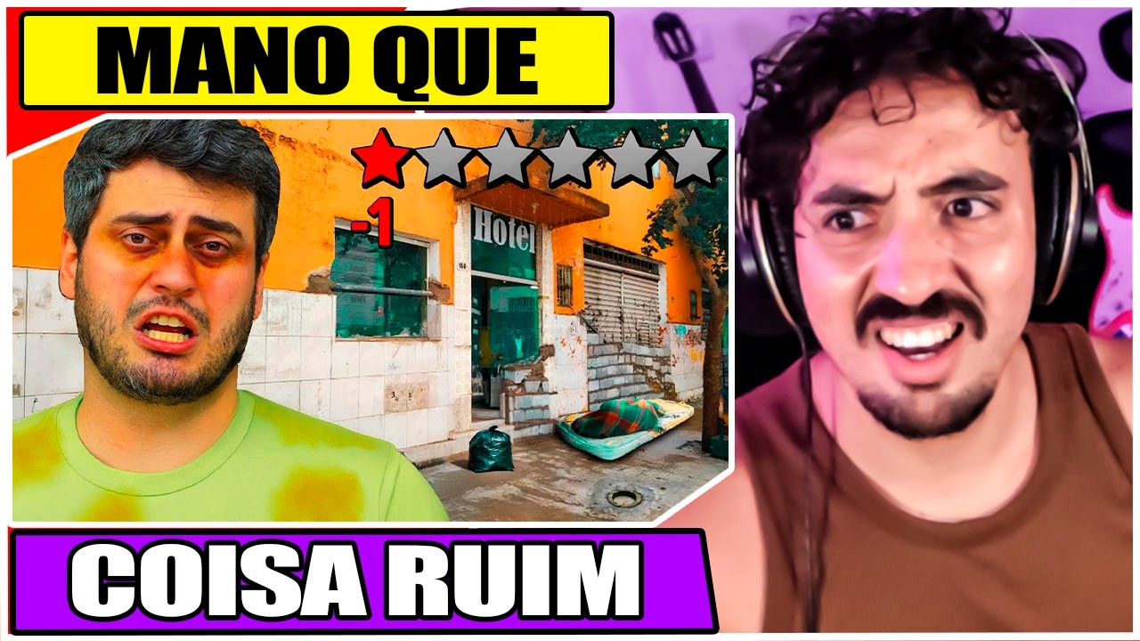 PASSEI A NOITE NO PIOR HOTEL DO MUNDO - Cracolandia | Leozin React