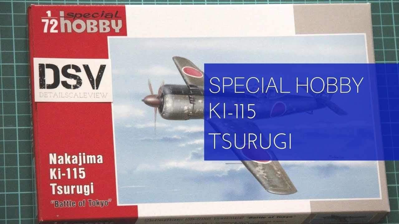 Special Hobby 1/72 Nakajima Ki-115 Tsurugi 