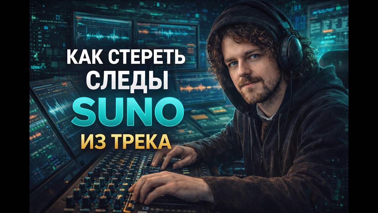 SUNO оставляет цифровой след. Я покажу, как его убрать