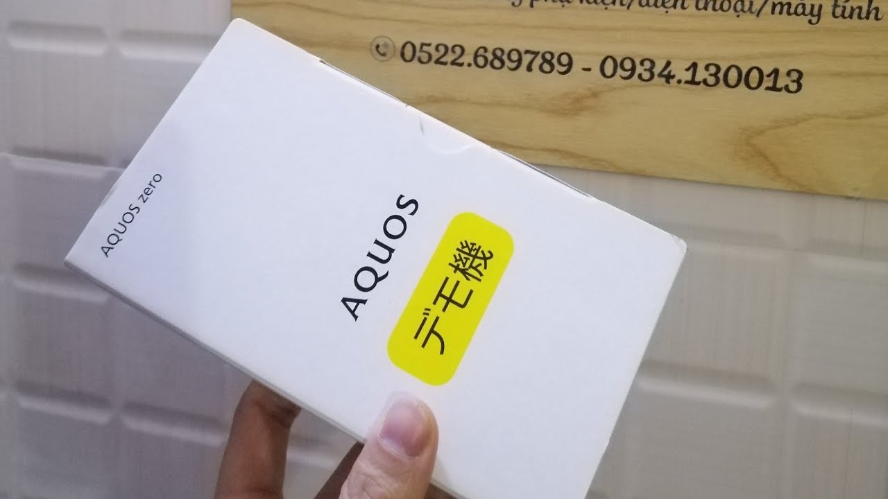 Sharp Aquos Zero(801SH) 6/128GB new Fullbox cấu hình mạnh mẽ trong tầm giá