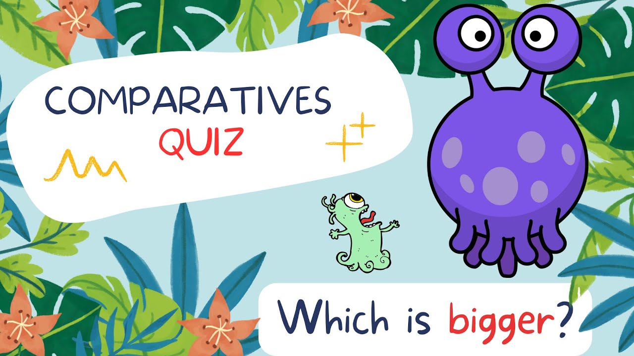 Comparative Adjectives QUIZ - ESL game - English Grammar