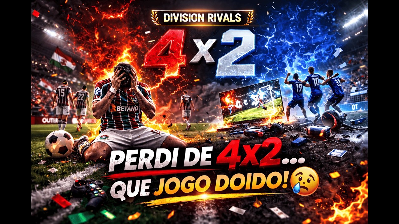 DERROTA DOLORIDA! 4x2 NO DIVISION RIVALS