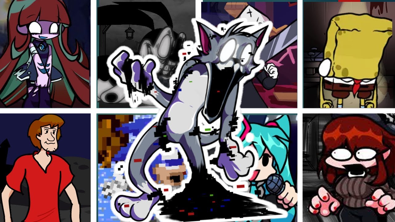 FNF Funny Cartoon (New) but Different Characther sings it (BETADCIU) [The Basement Show v2.0]