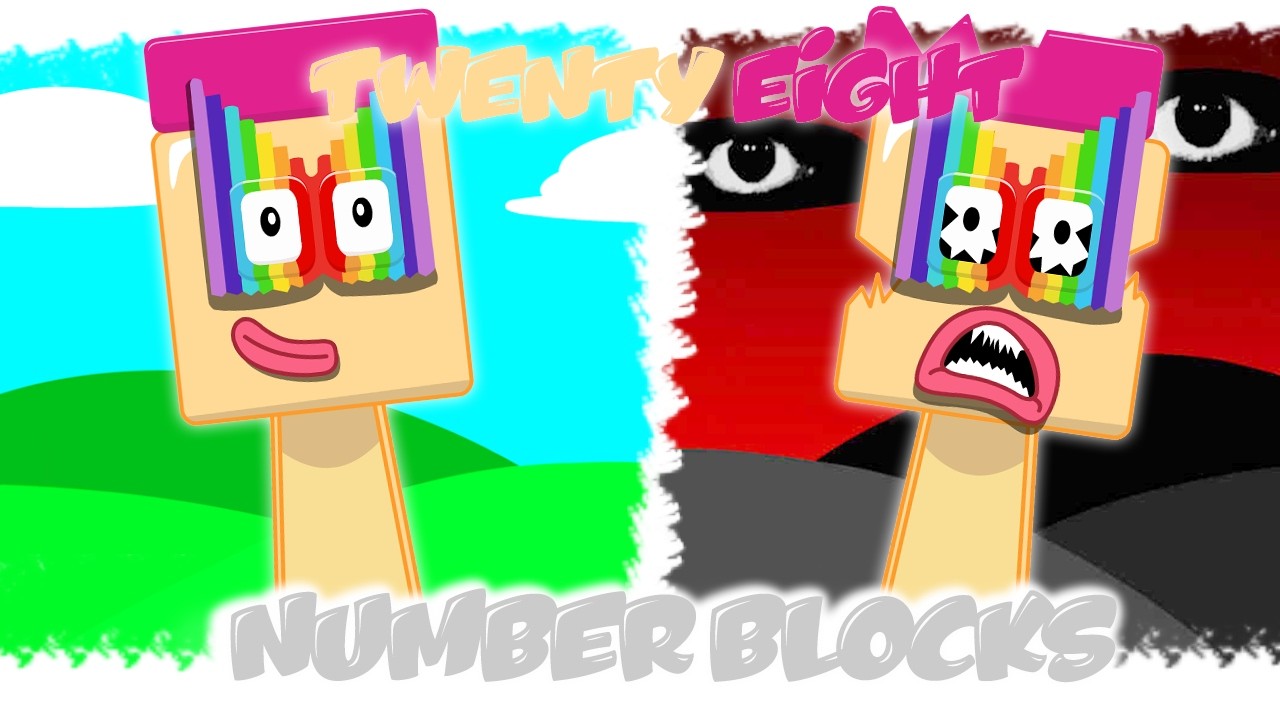 MY SPRUNKI OC : TWENTY EIGHT (FROM NUMBERBLOCKS)