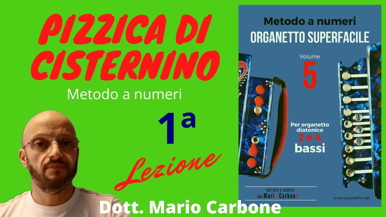 1a Lezione - PIZZICA DI CISTERNINO - ORGANETTO SUPERFACILE  Vol. 5