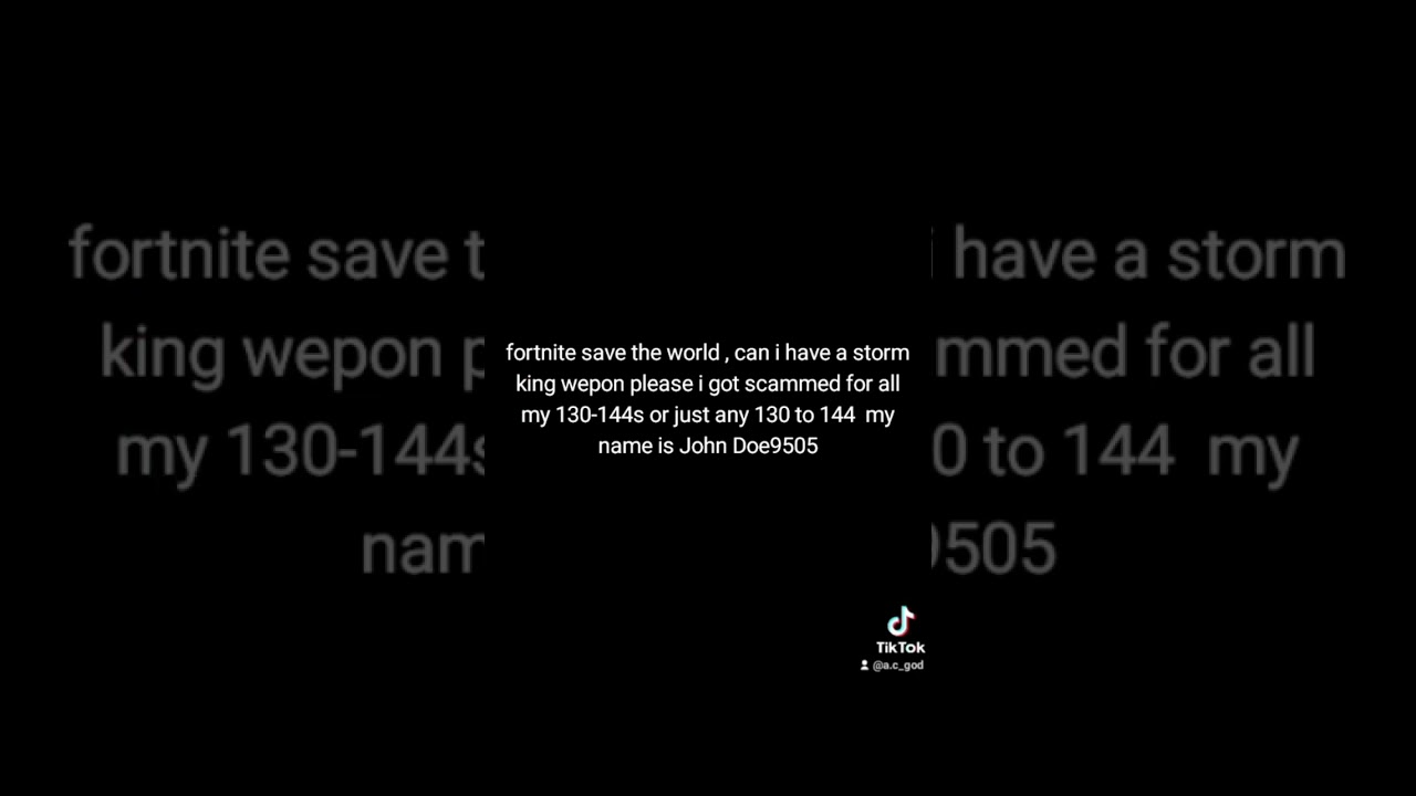 #fortnitestw #fortnitestwscammergetscammed #fortnitetrades