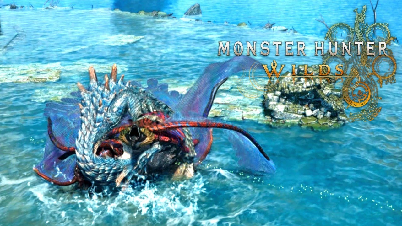 New Lagiacrus vs Uth Duna Full Turf War - Monster Hunter Wilds TU2