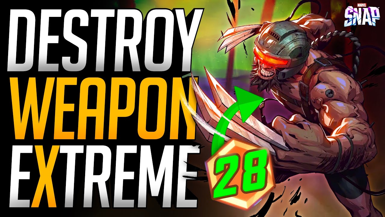 Weapon eXtremely Destroys All in Marvel Snap