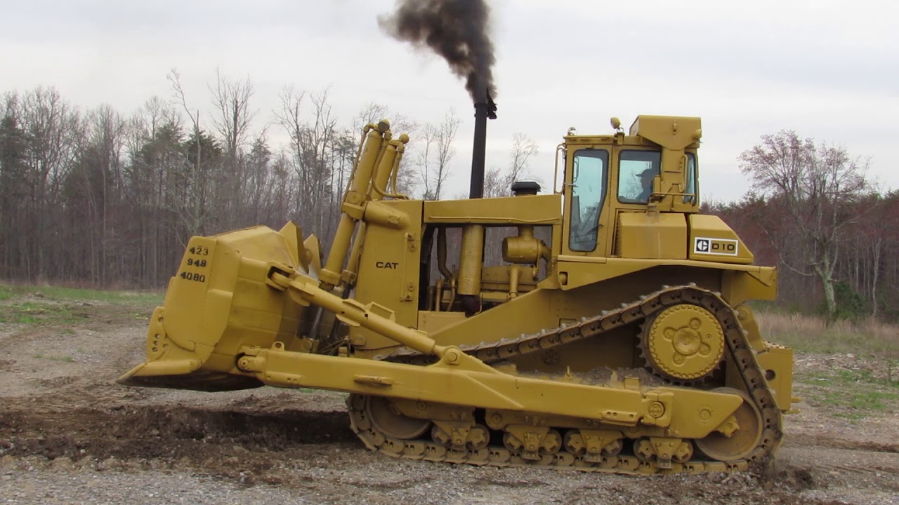 1980 CAT D10 CRAWLER TRACTOR 24523 HEAVY EQUIPMENT OFFERED AT RITCHASON AUCTIONEERS