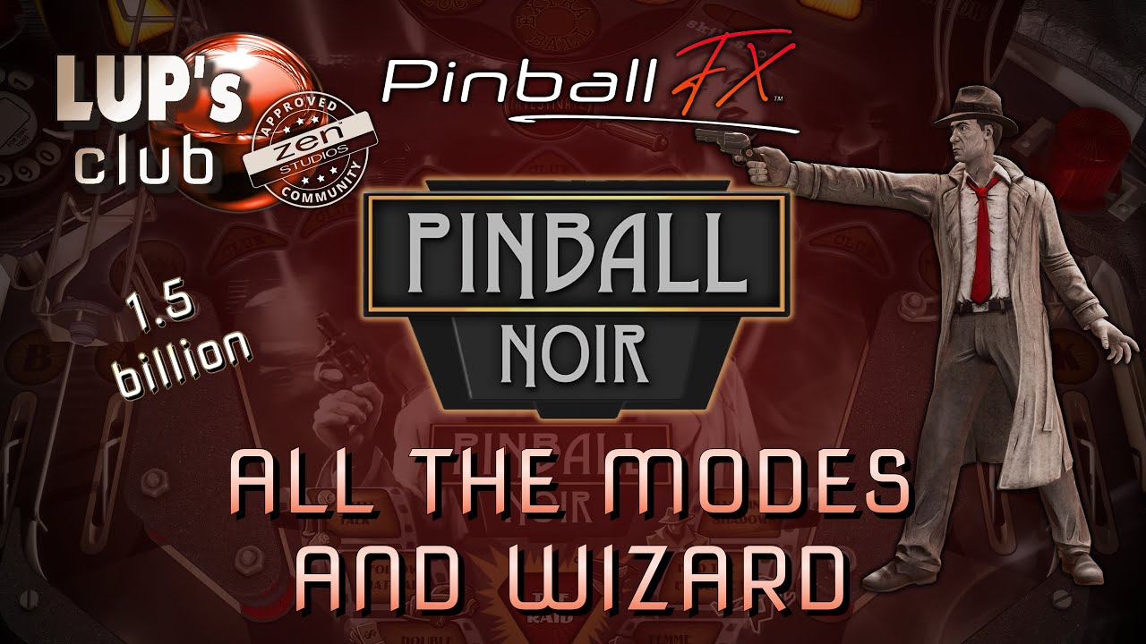 Pinball FX 🟣 Zen Originals: Pinball Noir ► All the modes & Wizard (1.5B)