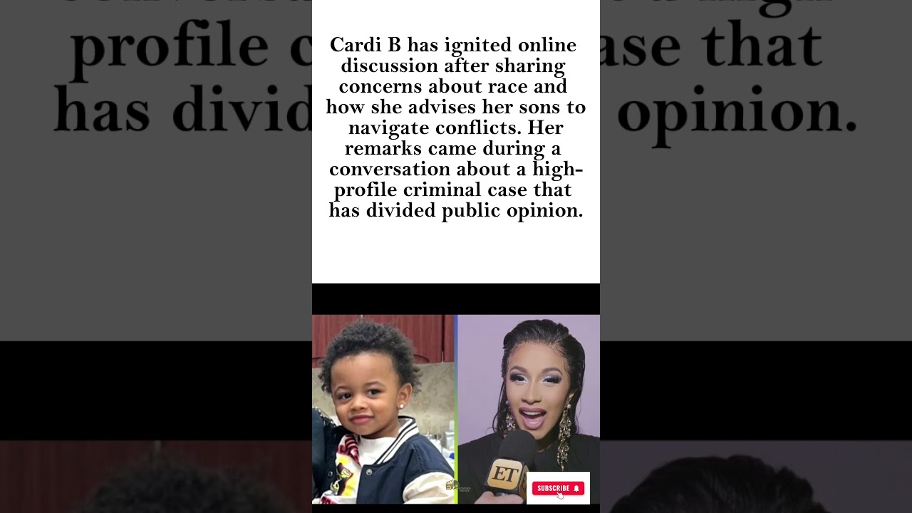 Cardi B Sparks Debate After Comments on Race, Parenting, and the Justice System.