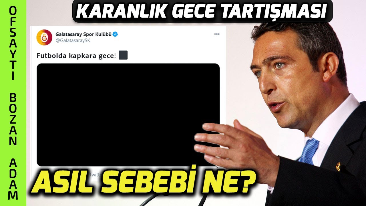 Fenerbahçe-Galatasaray Kavgasının Asıl Sebebi