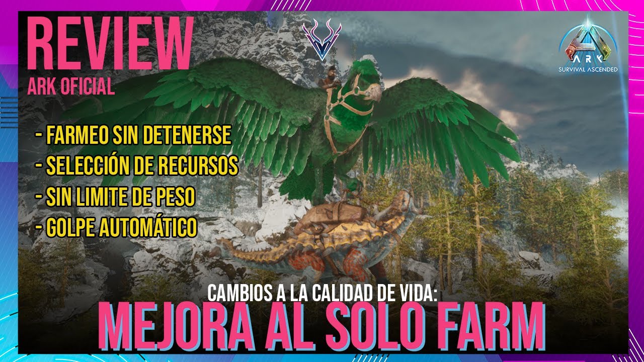 MEJORA AL FARMEO EN SOLITARIO, AUTOMATIZACIÓN Y CALIDAD DE VIDA AL ANKY, DOEDI Y DUNKY