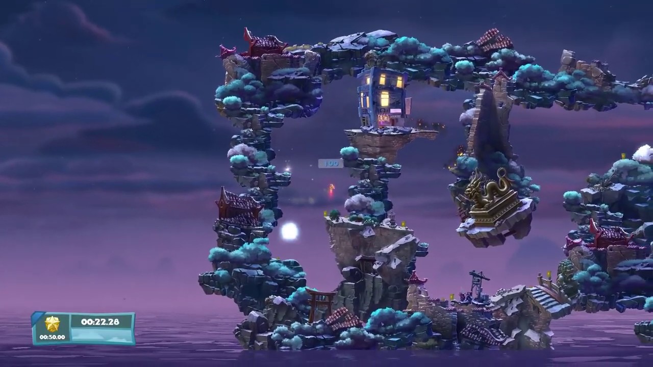 Worms W.M.D Training Missions Speedrun