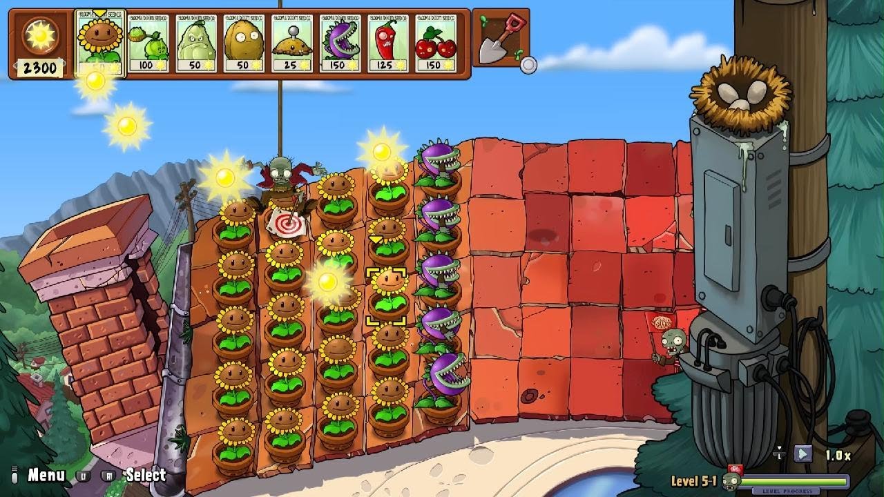 Plants vs. Zombies™: Replanted (PS5) Level 5-1 - 5-4 (Walktrough) (2025/2026)