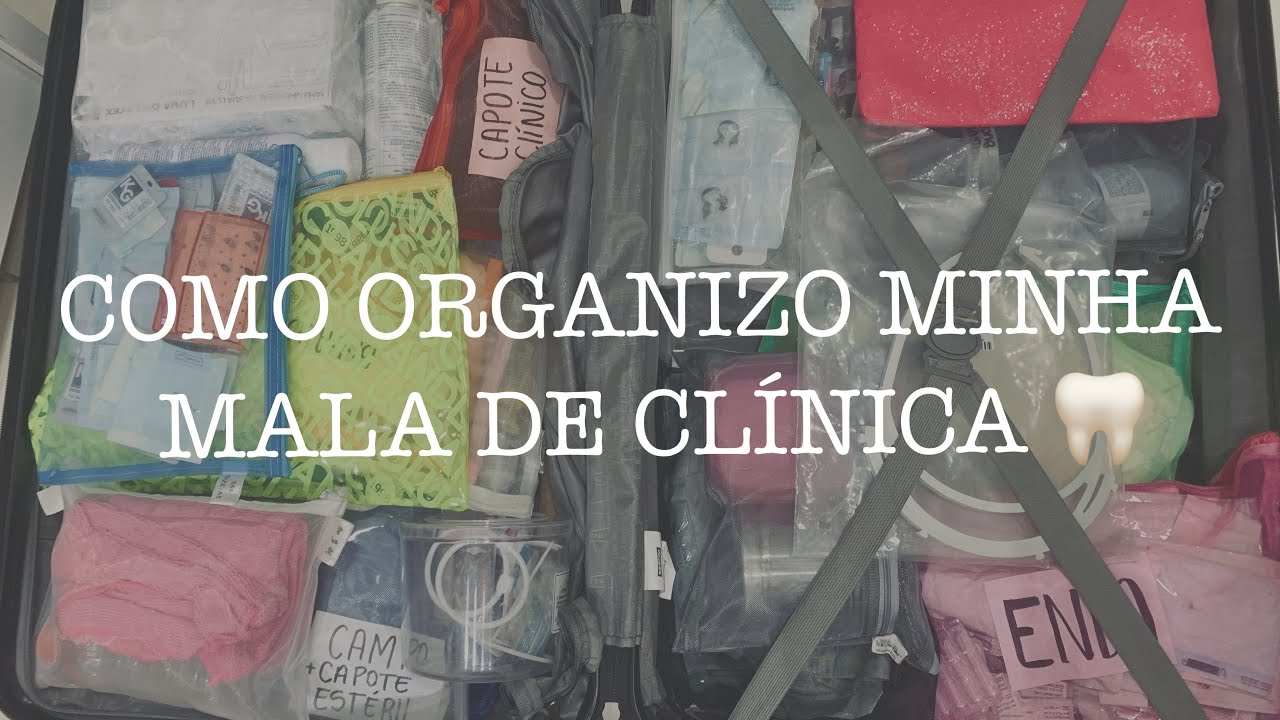 COMO ORGANIZO MINHA MALA DE CLÍNICA 🦷