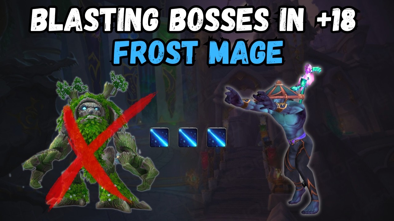 Frost Mage Absolutely Melts Bosses in +18 AA Run