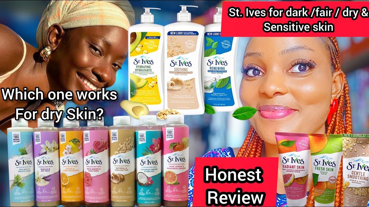 Body Moisturisers like a dermatologist | dry skin tips. | St. Ives body lotions for bright& moisture